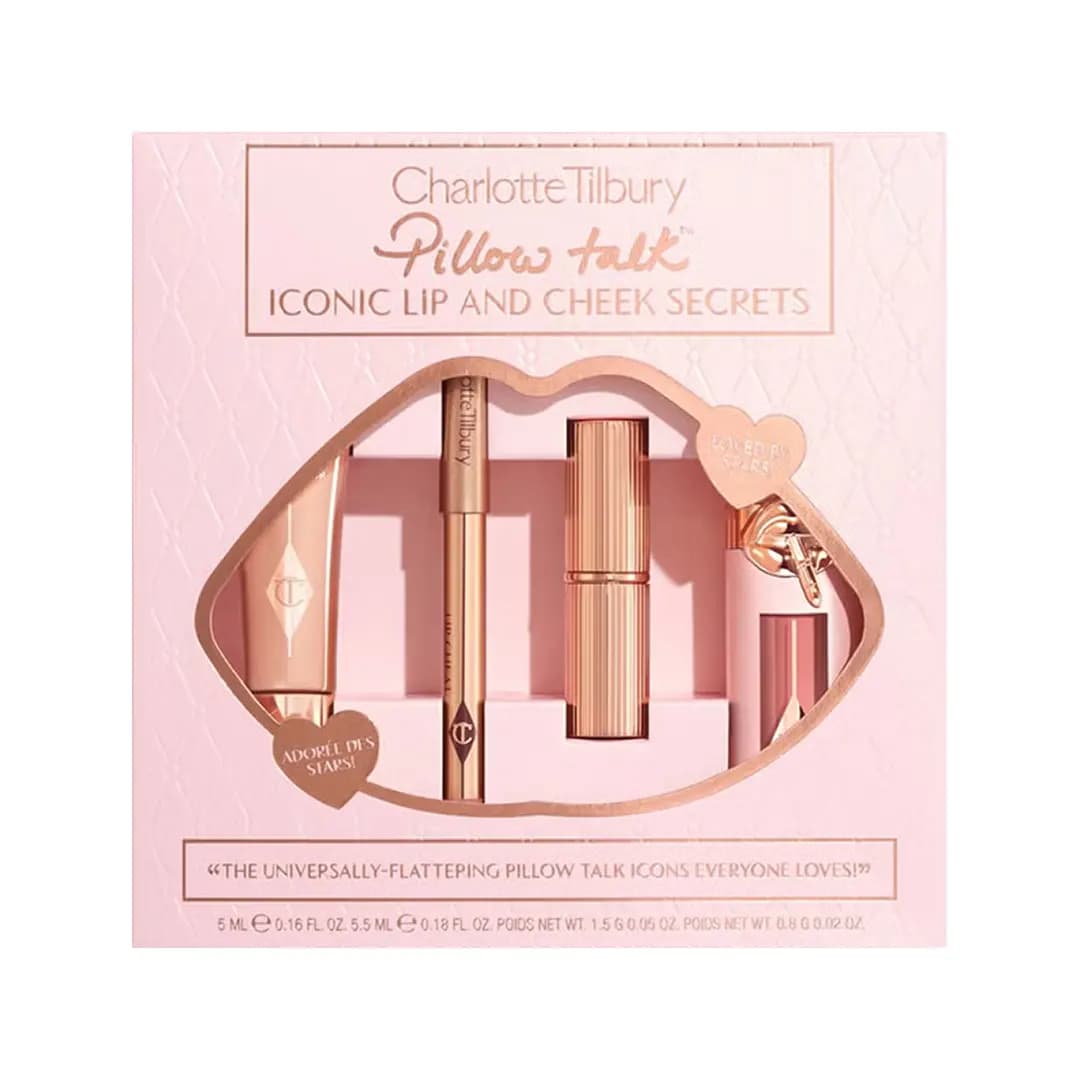 پک آرایشی پیلو تاک شارلوت تیلبری مدل Iconic Lip & Cheek Secrets