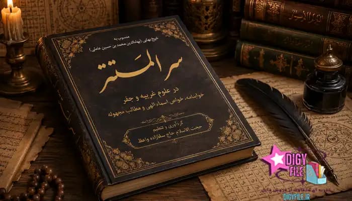 دانلود کتاب سر المستتر شیخ بهایی PDF نسخه کامل و اصلی