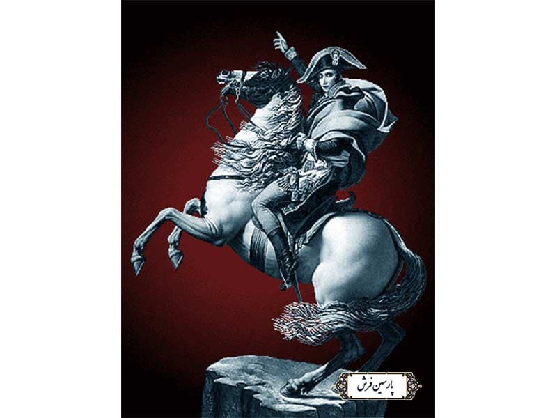 نخ و نقشه تابلو فرش تندیس ناپلئون بناپارت – کد NT4252