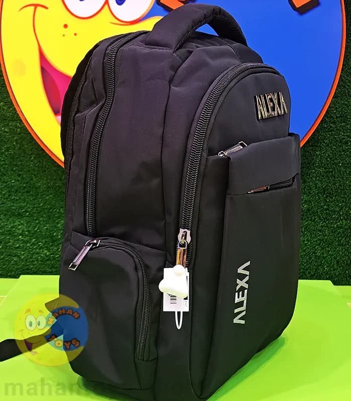 کوله ساده مشکی ALEXA — تصویر ۲