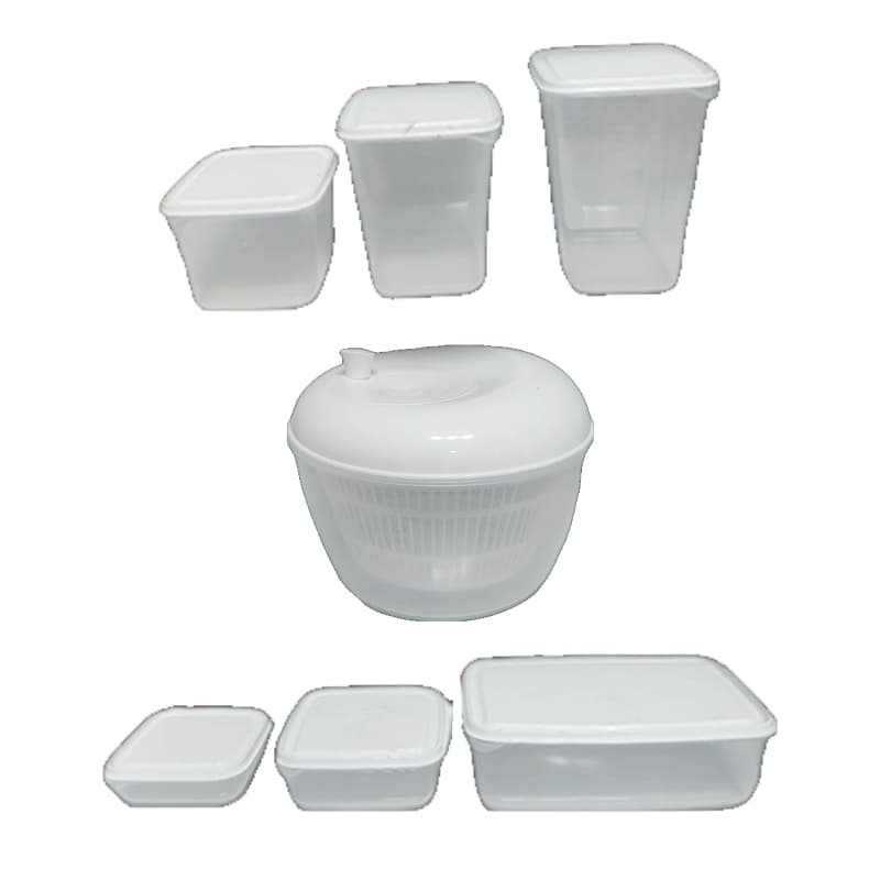 ست ظروف نگهدارنده و سبزی خشک کن همارا مدل G-SP-02