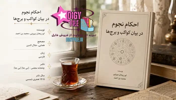 دانلود کتاب احکام نجوم در بیان کواکب و برج‌ها اثر ابوریحان بیرونی PDF