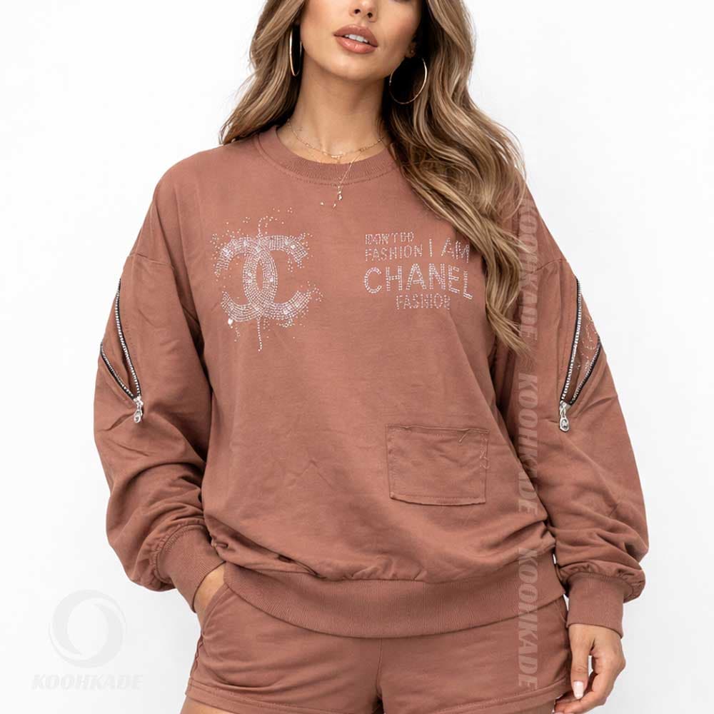 بلوز زنانه پشت زیپ مدل CHANEL FASHION — تصویر ۵
