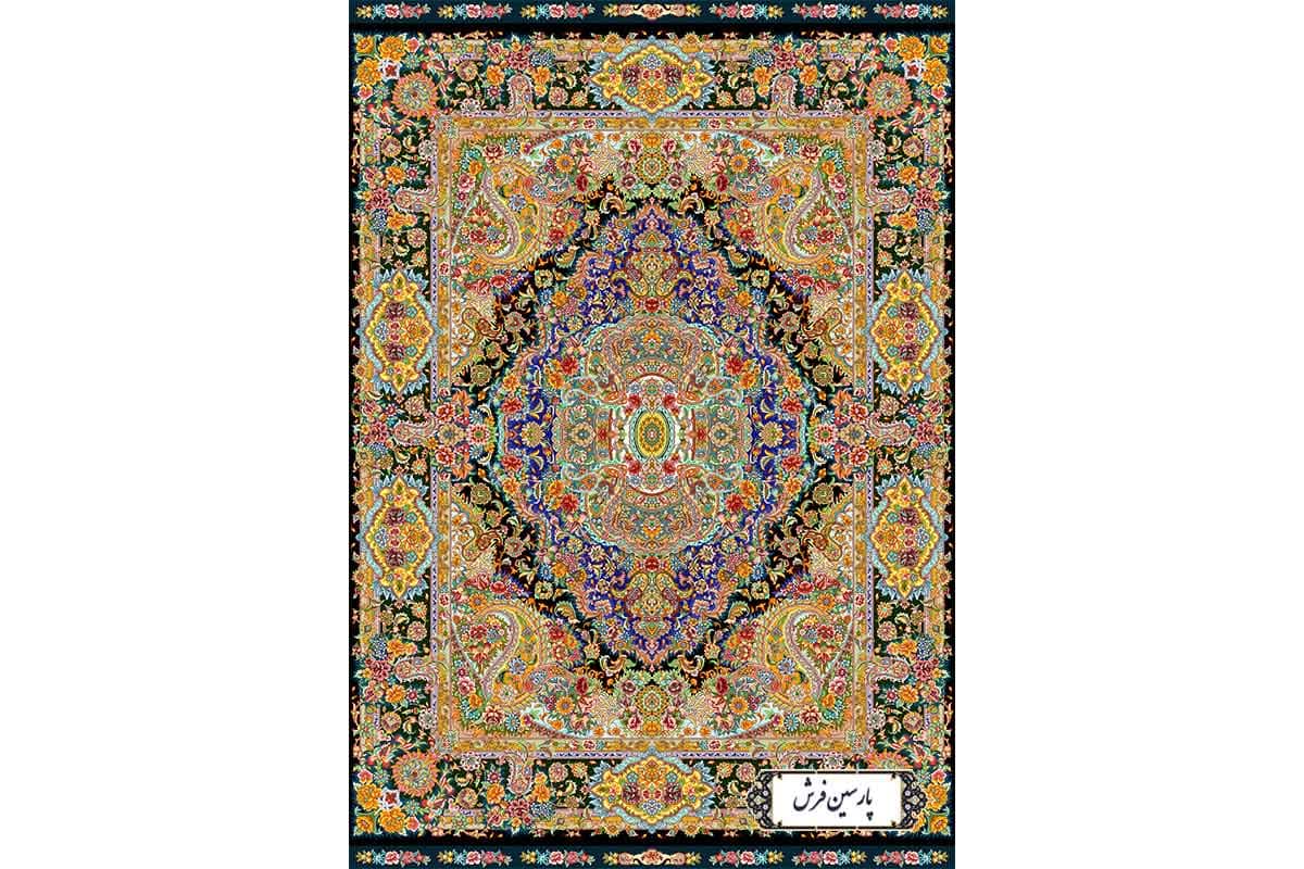 نخ و نقشه قالیچه زیرپایی طرح سالاری – کد NZ2888
