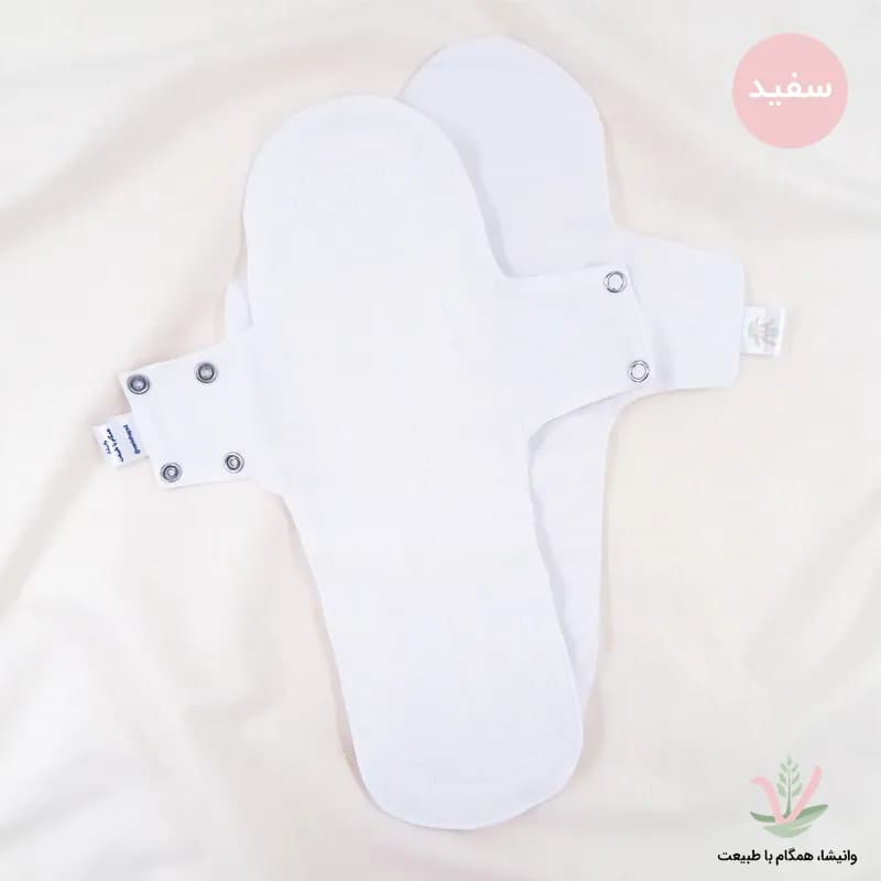 پد نوار بهداشتی پارچه ای نخی سایز چهار – 100% نخی و ضدحساسیت، وانیشا پد — تصویر ۵