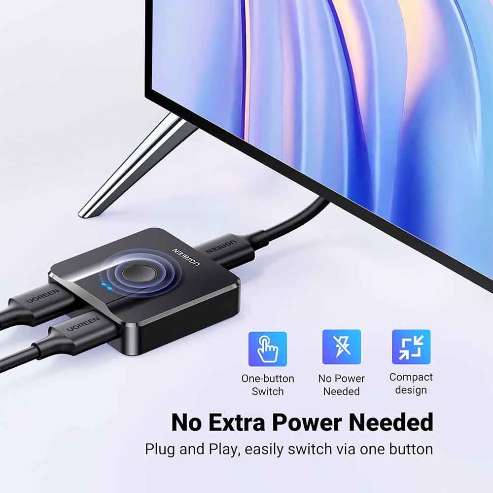 سوئیچ HDMI یوگرین 4K 60Hz مدل CM217 — تصویر ۶
