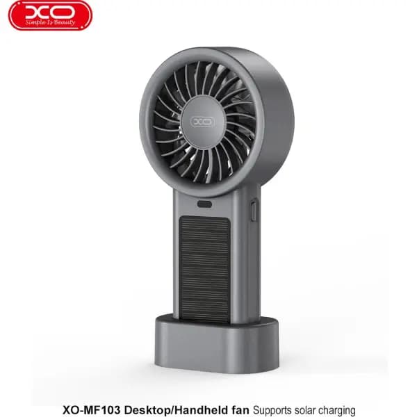 پنکه شارژی خورشیدی قابل حمل ایکس او مدل XO MF103 — تصویر ۲