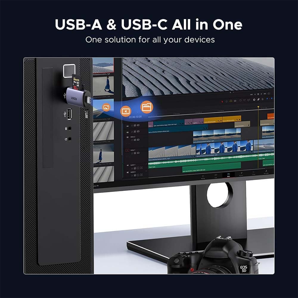 کارت خوان UGREEN مدل CM185 — تصویر ۵