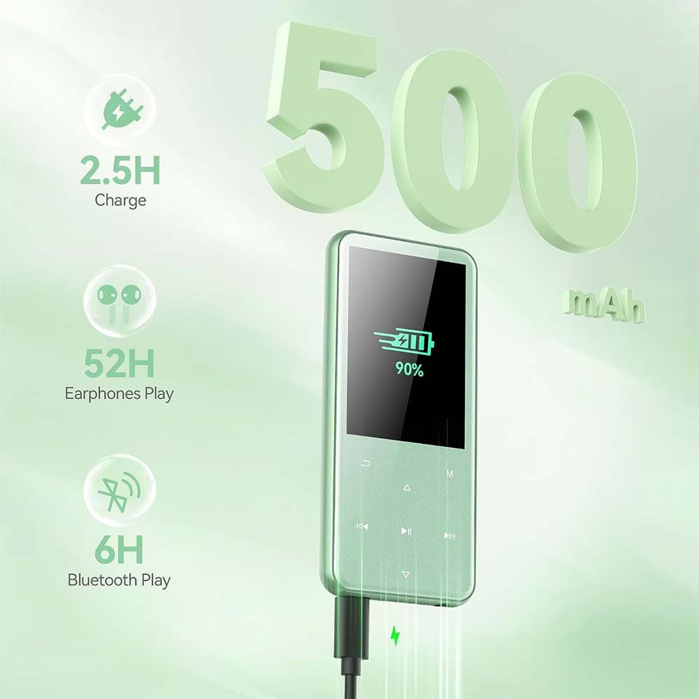 موزیک پلیر AGPTEK مدل M3PL با حافظه داخلی 64GB (در حد نو) — تصویر ۴