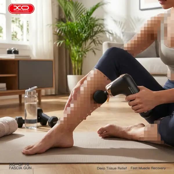 ماساژور تفنگی با 4 سری ماساژ ایکس او مدل XO FG16 — تصویر ۴
