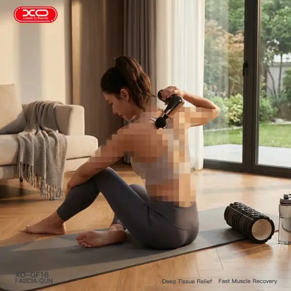 ماساژور تفنگی با 4 سری ماساژ ایکس او مدل XO FG16 — تصویر ۳