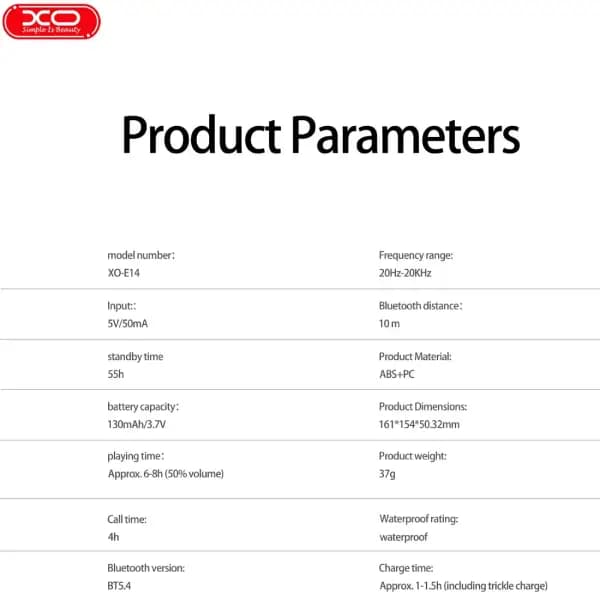 عینک هوشمند ایکس او مدل XO E14 Smart Audio Glasses — تصویر ۶
