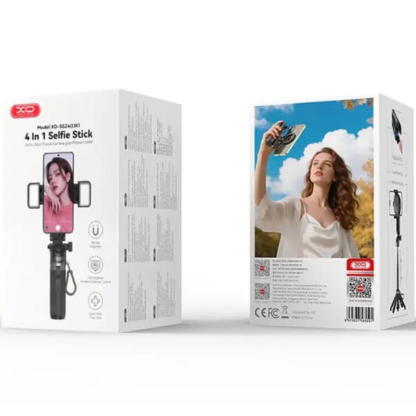 مونوپاد و پایه موبایل ایکس او مدل ‎ XO SS24 LW Broadcast Selfie Stick — تصویر ۵