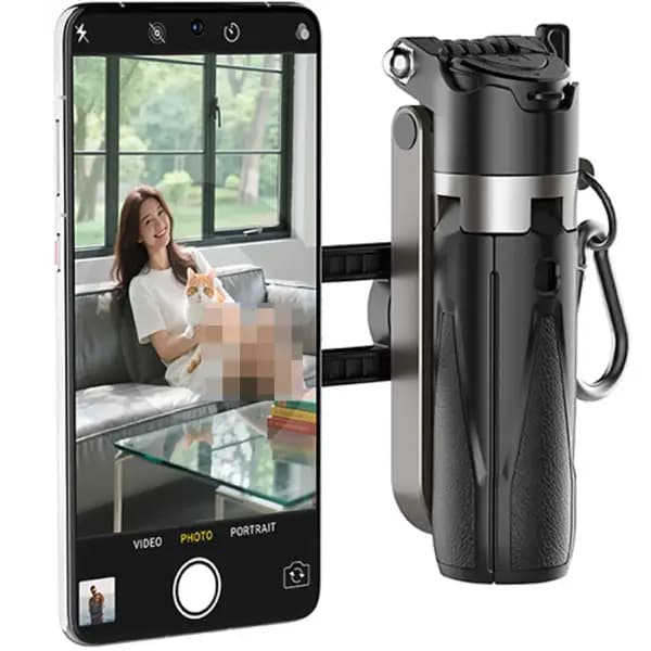 مونوپاد و پایه موبایل ایکس او مدل ‎ XO SS24 LW Broadcast Selfie Stick — تصویر ۴