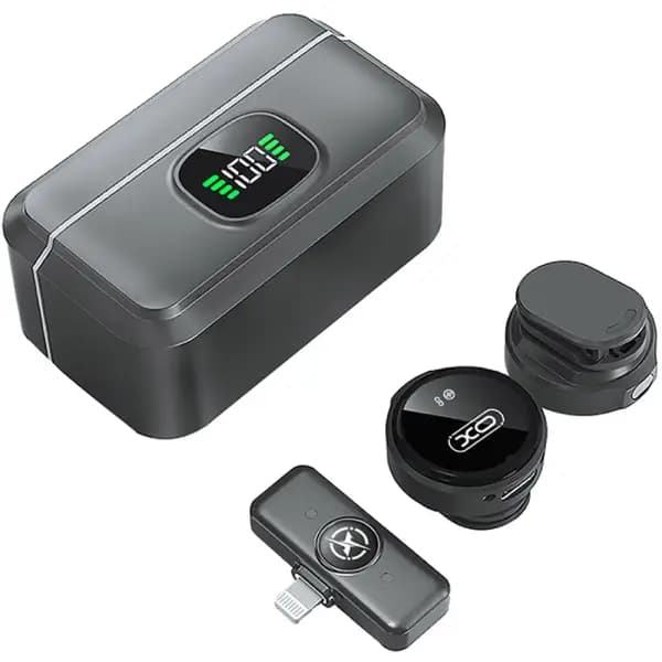 میکروفون یقه ای بی سیم با نویز کنسلینگ ایکس او مدل XO MC12 — تصویر ۲