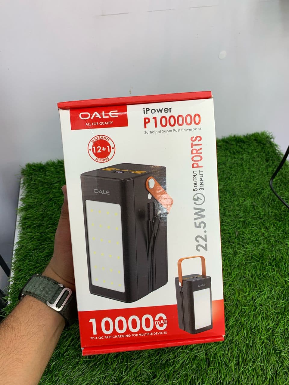 پاوربانک OALE iPower P100000 | ظرفیت‌ بالا 100000mAh با شارژ سریع — تصویر ۳
