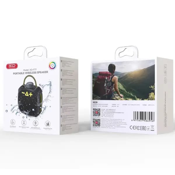 اسپیکر بلوتوثی ضد آب با نور RGB ایکس او مدل XO F77 — تصویر ۷
