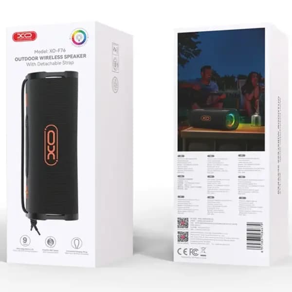 اسپیکر بلوتوثی 30 وات با نور RGB ایکس او مدل XO F76 — تصویر ۷