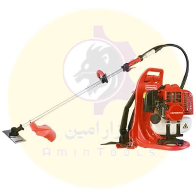 علف‌ زن بنزینی کوله‌ای 1450 وات زیمبرگ مدل PZB-1445