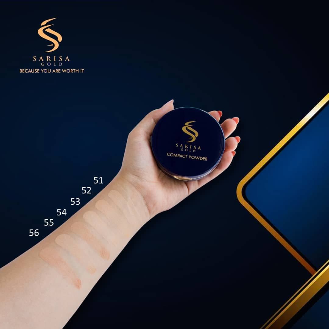 پنکک کلاژن ساریسا Sarisa Collagen Powder | پنکک مخملی مات کننده با پوشانندگی بالا و ماندگاری طولانی کد 56 — تصویر ۲