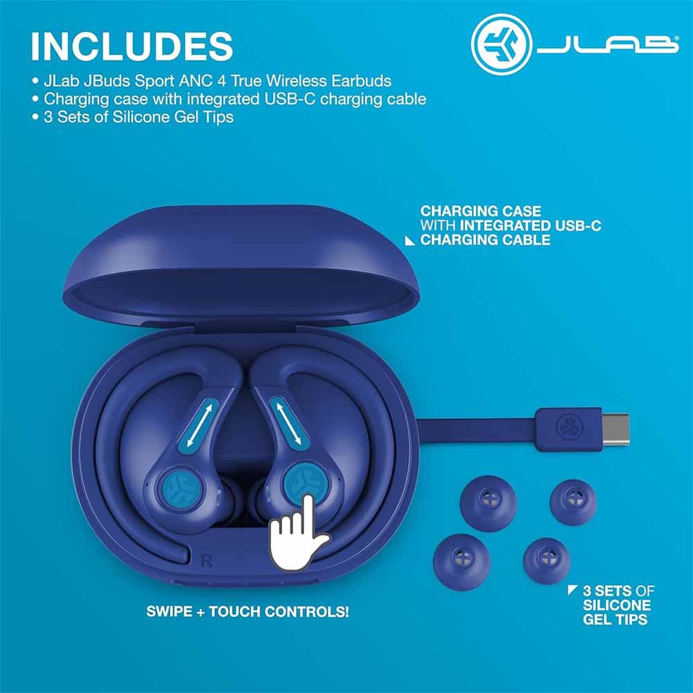هدفون بی سیم ورزشی JLab مدل JBuds Sport ANC 4 — تصویر ۵