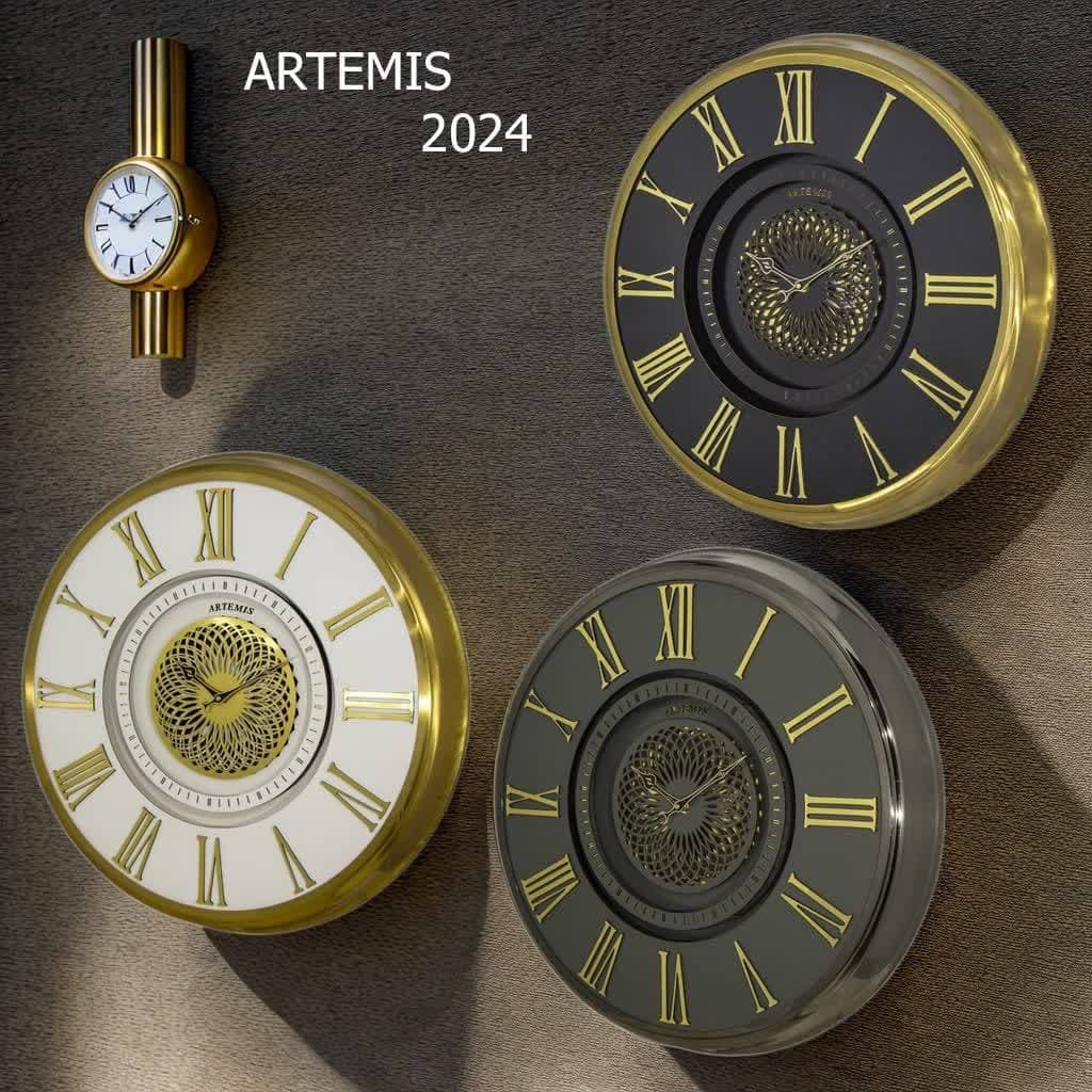 ساعت دیواری آرتمیس چرخ دنده ای 2044 ARTEMIS — تصویر ۳
