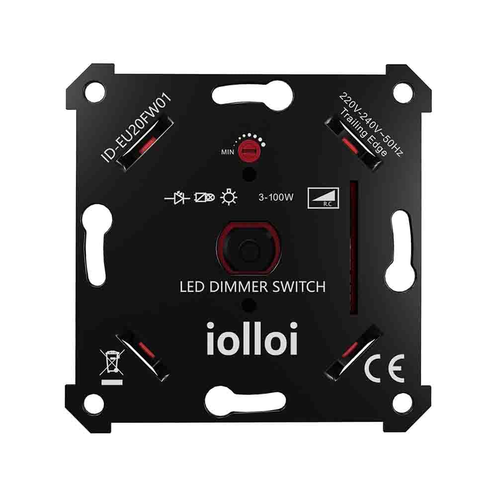 دیمر چرخشی توکار iolloi مدل EU20FW01