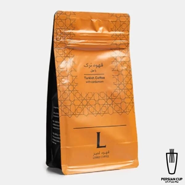 قهوه ترک‌ با‌ هل لمیز 100% روبوستا (250 گرمی)