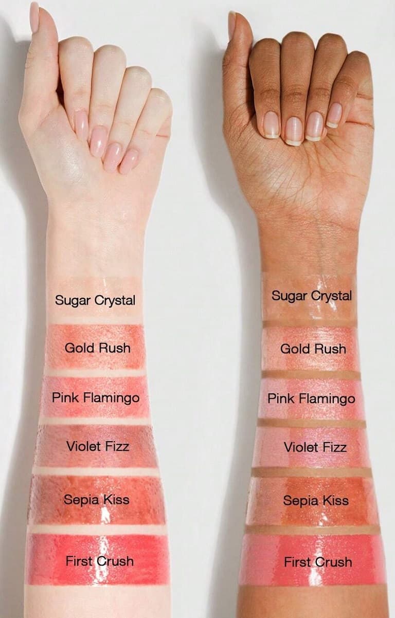 Sheglam Pout-Perfect Shimmer Lip Plumper – رنگ Sugar Crystal | برق لب پُرکننده لب شاین — تصویر ۲