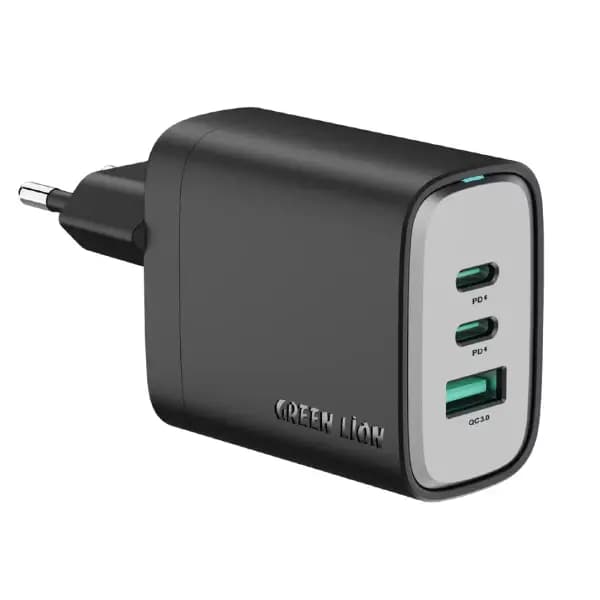 شارژر دیواری 65 وات گرین لاین مدل Green Lion Supra 65W EU GaN Wall Charger