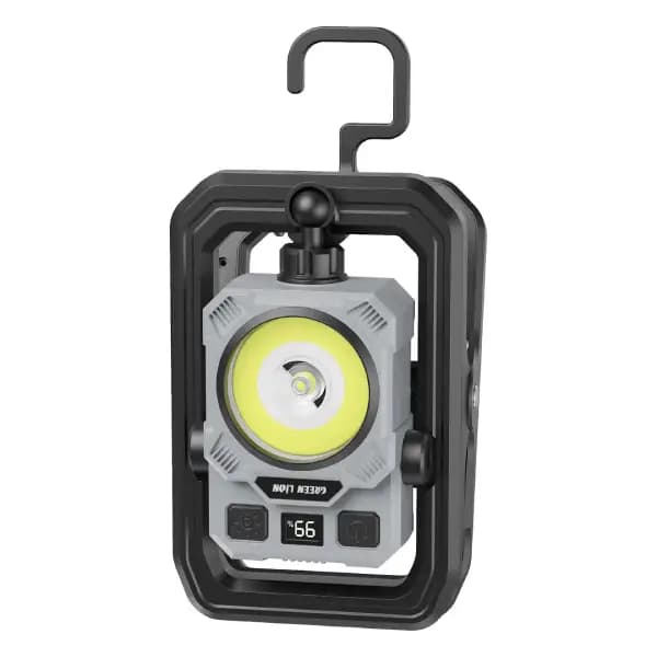 چراغ کمپینگ شارژی گرین لاین مدل Green Lion Mini Clip LED Rechargeable & Dual Color Light — تصویر ۲