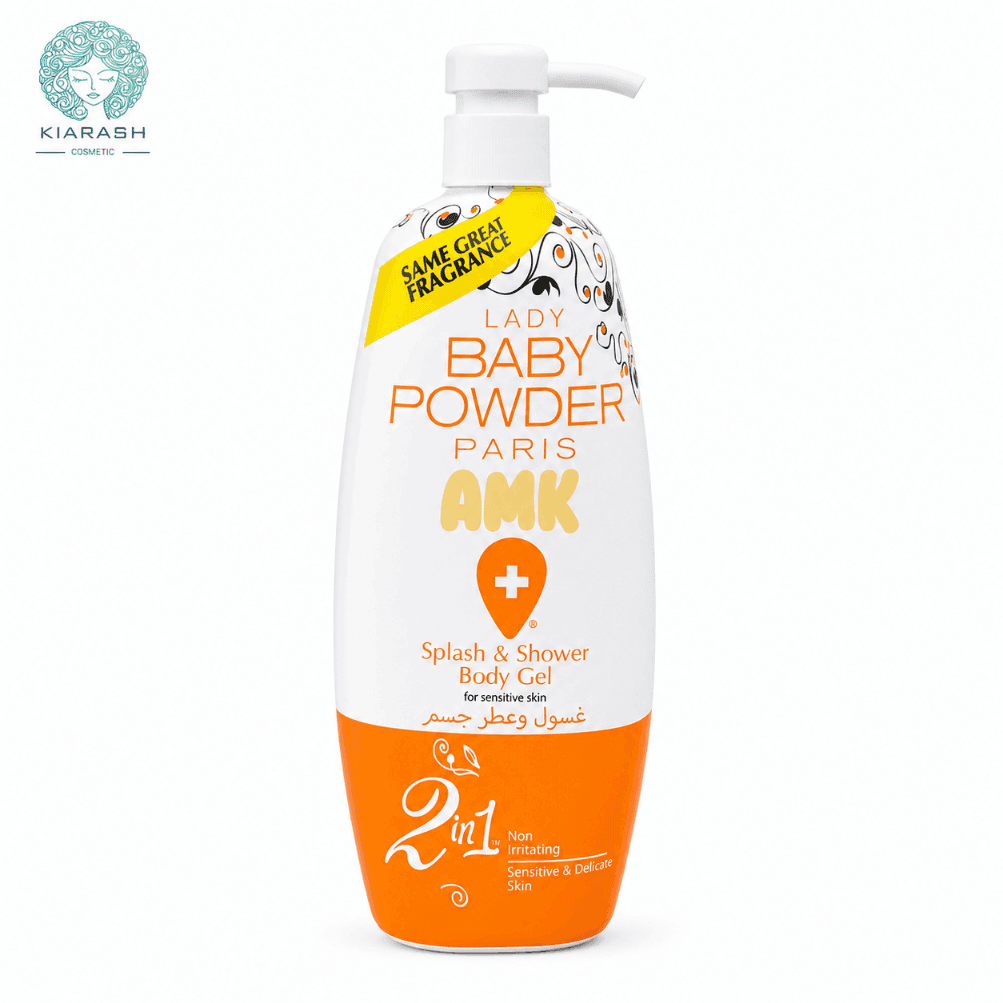 شامپو بدن بیبی پودر نارنجی (بیبی پاودر) lady Baby powder