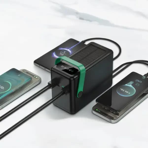 پاوربانک 120000 هزار گرین لاین مدل Green Lion Solar Max — تصویر ۲