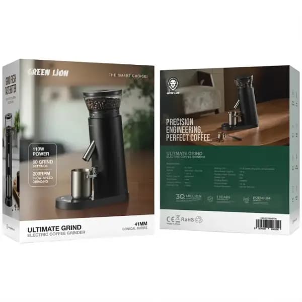 آسیاب قهوه برقی گرین لاین مدل Green Lion Ultimate Grind — تصویر ۵