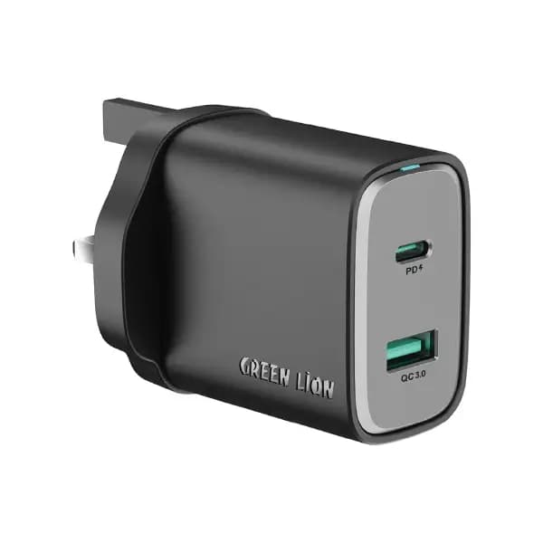 شارژر دیواری ۴۵ وات گرین لاین مدل Green Lion Supra 45W UK Wall Charger