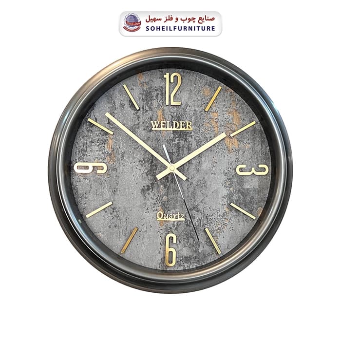 ساعت دیواری ولدر 100 موتور آرامگرد WELDER سهیل — تصویر ۴