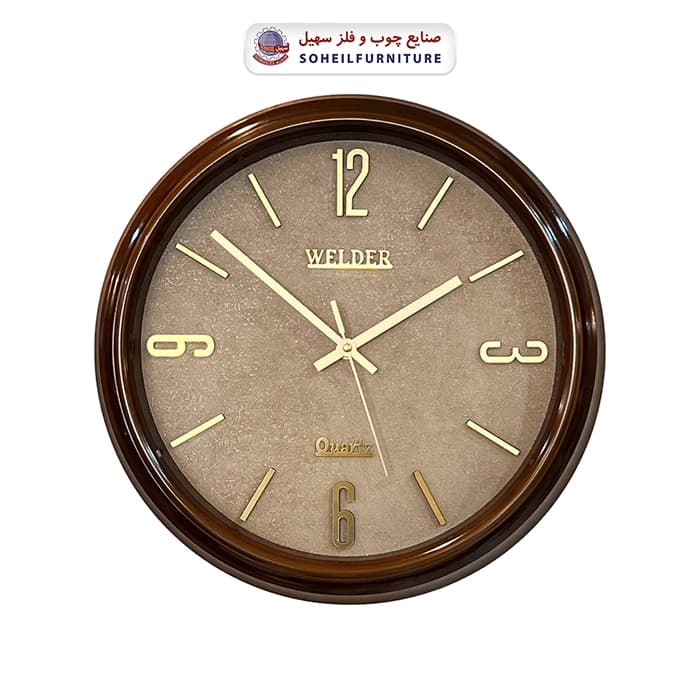 ساعت دیواری ولدر 100 موتور آرامگرد WELDER سهیل — تصویر ۸