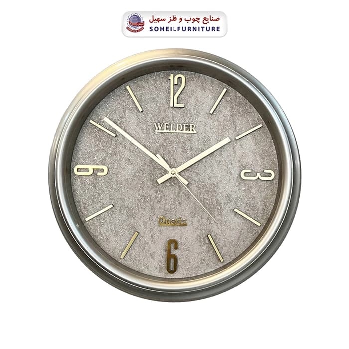 ساعت دیواری ولدر 100 موتور آرامگرد WELDER سهیل — تصویر ۲