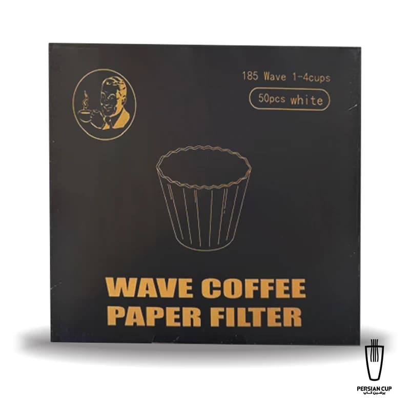 فیلتر کاغذی کالیتا Wave ونیز | 50 عددی سفید (1 تا 4 کاپ)