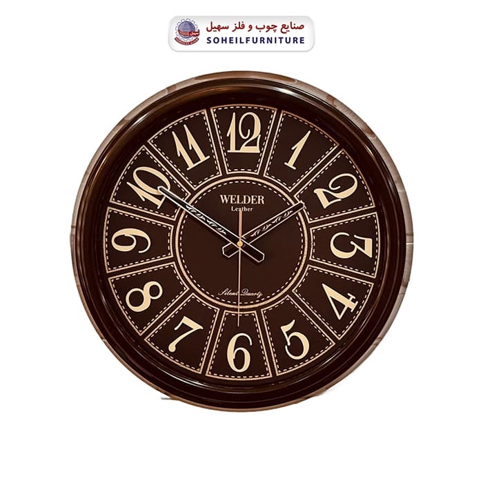 ساعت دیواری ولدر 540 چرمی WELDER سهیل
