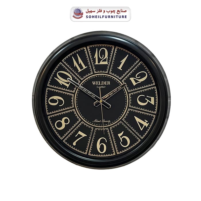 ساعت دیواری ولدر 540 چرمی WELDER سهیل — تصویر ۲