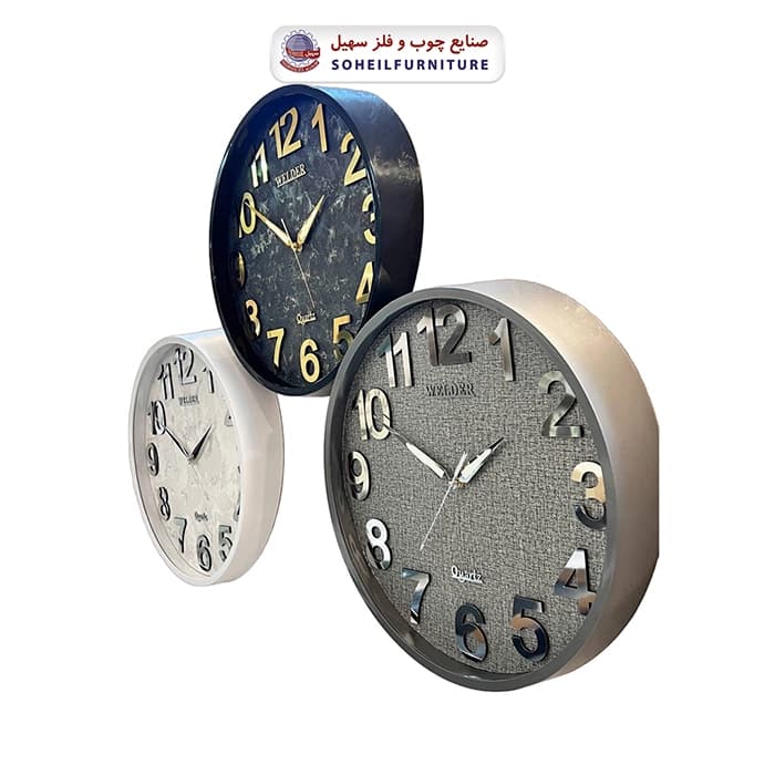 ساعت دیواری ولدر 5012 WELDER سهیل — تصویر ۵