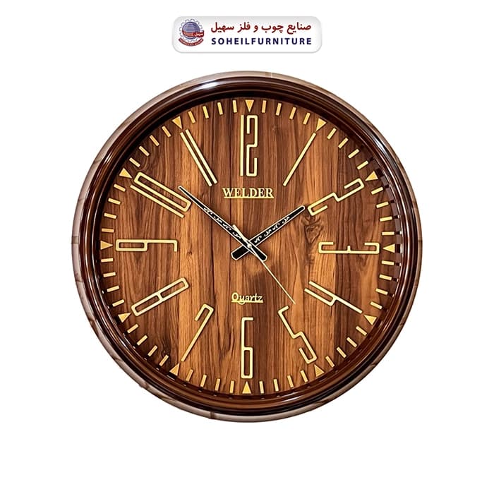 ساعت دیواری ولدر 643 انتیک WELDER سهیل — تصویر ۳