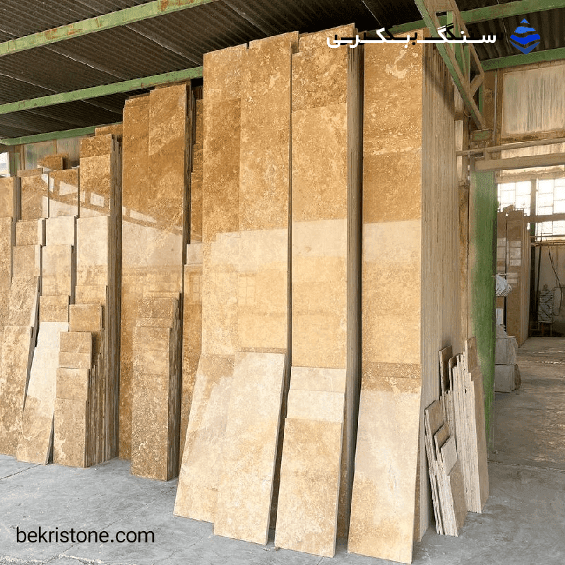 سنگ تراورتن عسلی — تصویر ۲