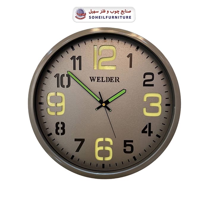 ساعت دیواری ولدر 609 شب نما WELDER سهیل — تصویر ۲