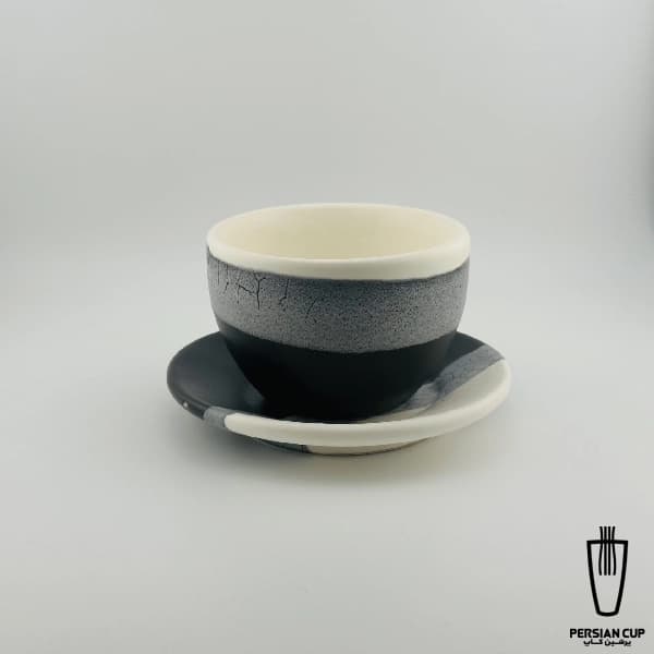 فنجان قهوه باداب مدل هاف اند هاف 250ml
