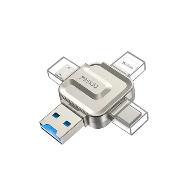 رم ریدر 4 در 1 با رابط USB 3.0 یسیدو مدل Yesido GS23