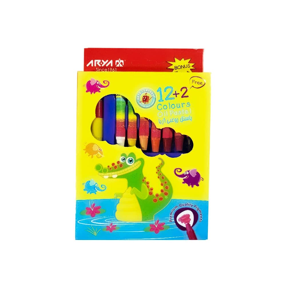 پاستل 2+12 رنگ آریا — تصویر ۸