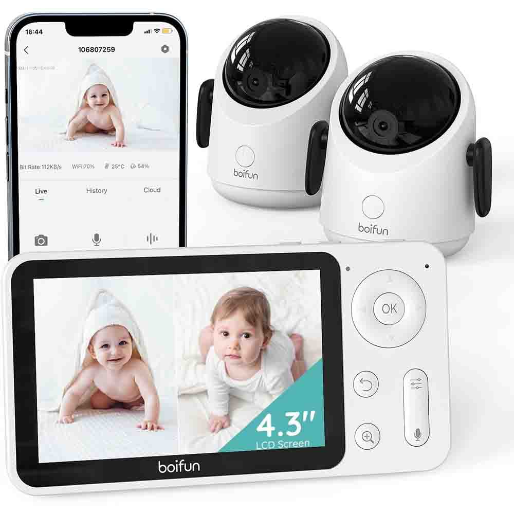 مانیتور و دوربین مراقبت کودک BOIFUN مدل Baby 3SM