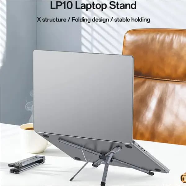پایه لپتاپ تاشو با قابلیت تنظیم ارتفاع و قابلیت خنک کنندگی یسیدو مدل Yesido LP10 — تصویر ۴